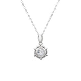 Maia Moissanite Pendant - 2.55 Carat DEF-color Gemstone