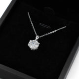 Maia Moissanite Pendant - 2.55 Carat DEF-color Gemstone