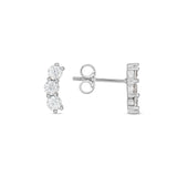 Genevieve Moissanite Earrings - Total 0.51 Carat DEF-color Gemstone