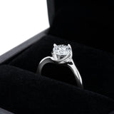 Sirius Moissanite Ring - 0.85 Carat DEF-color Gemstone