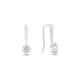 Cressida Moissanite Earrings - Total 0.85 Carat DEF-color Gemstone