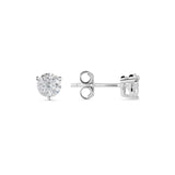 Elara Moissanite Earrings - 0.85 Carat DEF-color Gemstone