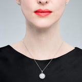 Theodora Moissanite Pendant - Total 5.44 Carat DEF-color Gemstone