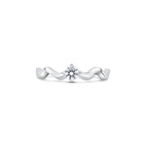 Rhea Moissanite Ring - 0.24 Carat DEF-color Gemstone