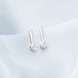 Cressida Moissanite Earrings - Total 0.85 Carat DEF-color Gemstone