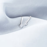 Cressida Moissanite Earrings - Total 0.85 Carat DEF-color Gemstone