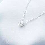 Odette Moissanite Pendant - 0.85 Carat DEF-color Gemstone