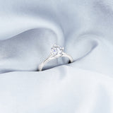Aviva Moissanite Ring - 0.85 Carat DEF-color Gemstone