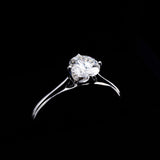 Aviva Moissanite Ring - 0.85 Carat DEF-color Gemstone
