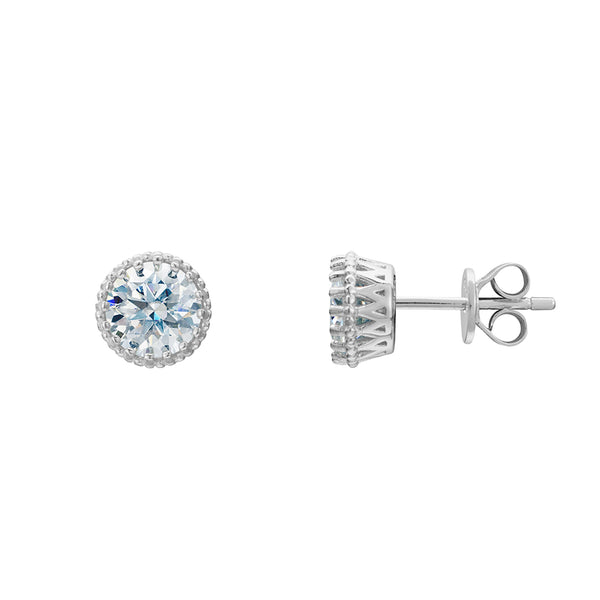 Chantria Moissanite Earrings - Total 1.70 Carat DEF-color Gemstone