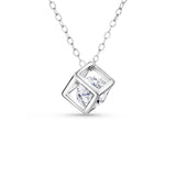 Sienna Moissanite Pendant - 0.85 Carat DEF-color Gemstone