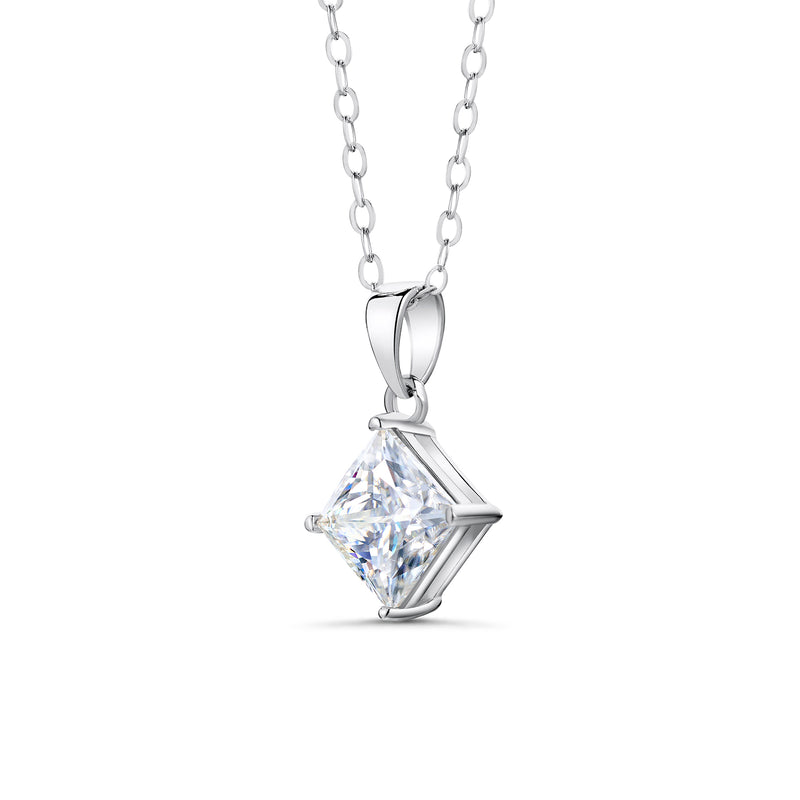 Moira Moissanite Pendant - 1.70 Carat DEF-color Gemstone