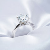 Delphinus Moissanite Ring - 2.55 Carat DEF-color Gemstone