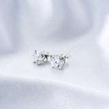 Vela Moissanite Earrings - Total 1.70 Carat DEF-color Gemstone