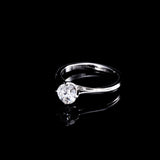Aviva Moissanite Ring -  0.85 Carat DEF-color Gemstone
