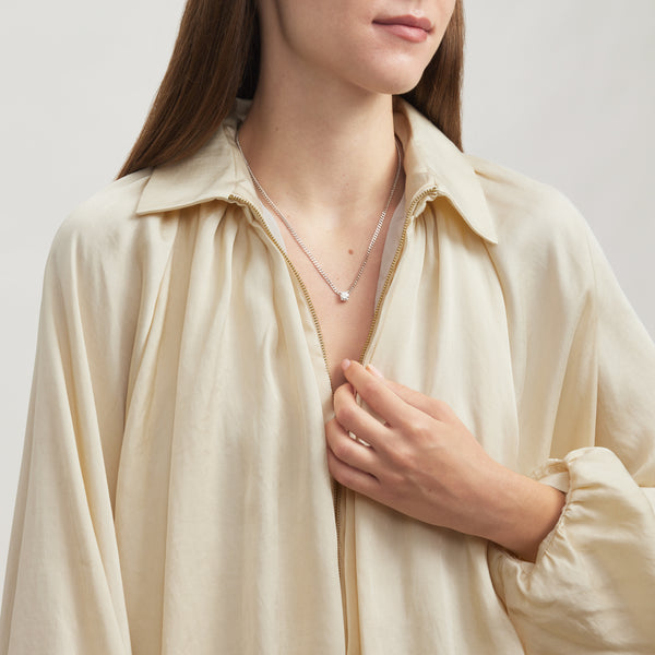 Calista Moissanite Pendant - 0.85 Carat DEF-color Gemstone