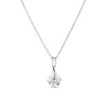 Viola Moissanite Pendant - 2.55 Carat DEF-color Gemstone