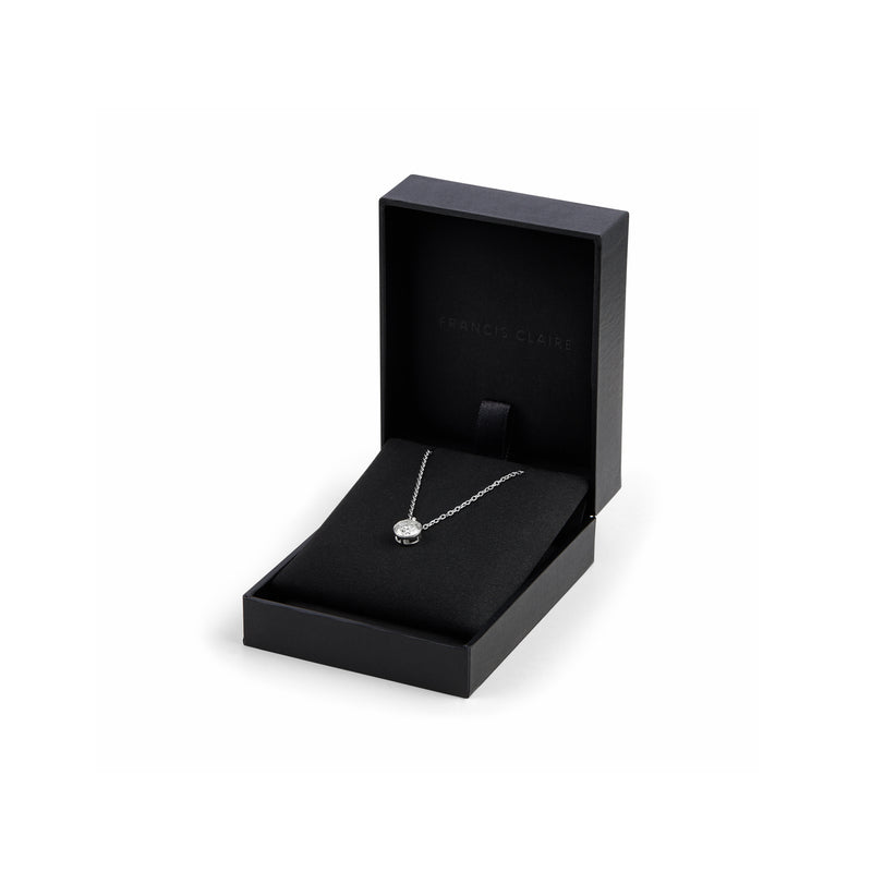 Mairwen Moissanite Pendant - 1.6 Carat DEF-color Gemstone