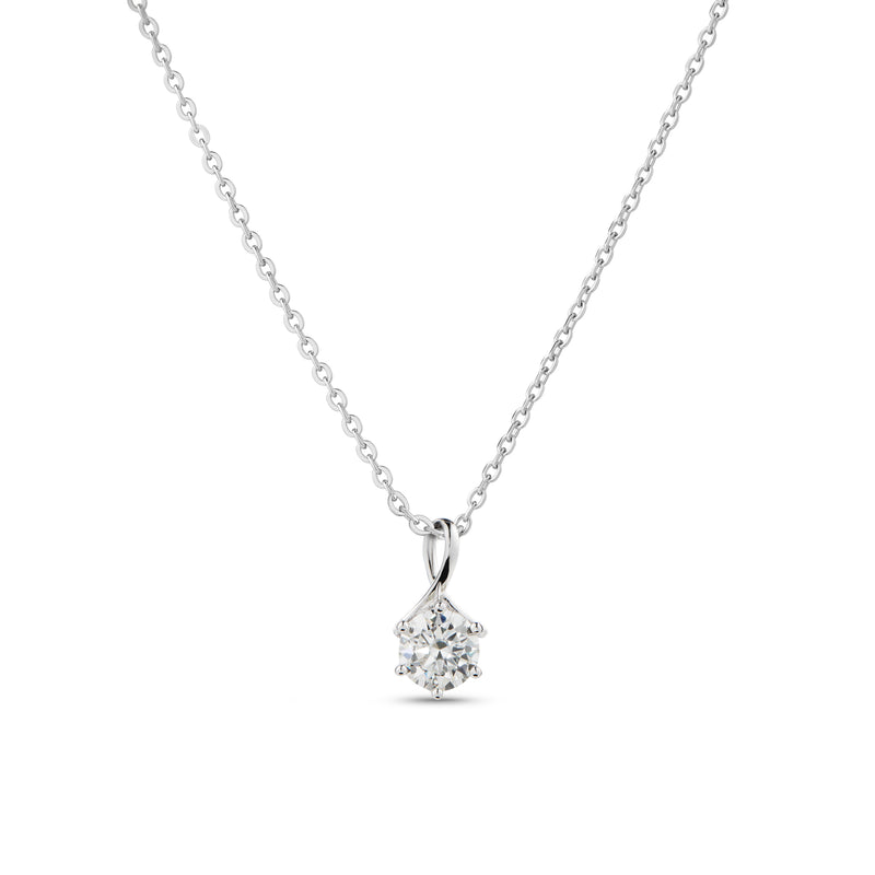 Seren Moissanite Pendant - 0.85 Carat DEF-color Gemstone