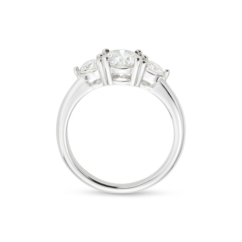 Cadi Moissanite Ring - Total 1.36 Carat DEF-color Gemstone