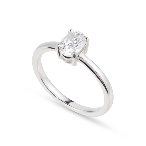 Sian Moissanite Ring - 0.85 Carat DEF-color Gemstone