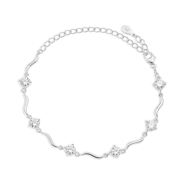 Arwen Moissanite Bracelet - Total 2.55 Carat DEF-color Gemstone