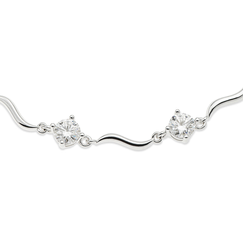 Arwen Moissanite Bracelet - Total 2.55 Carat DEF-color Gemstone