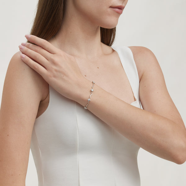 Arwen Moissanite Bracelet - Total 2.55 Carat DEF-color Gemstone