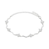 Arwen Moissanite Bracelet - Total 2.55 Carat DEF-color Gemstone
