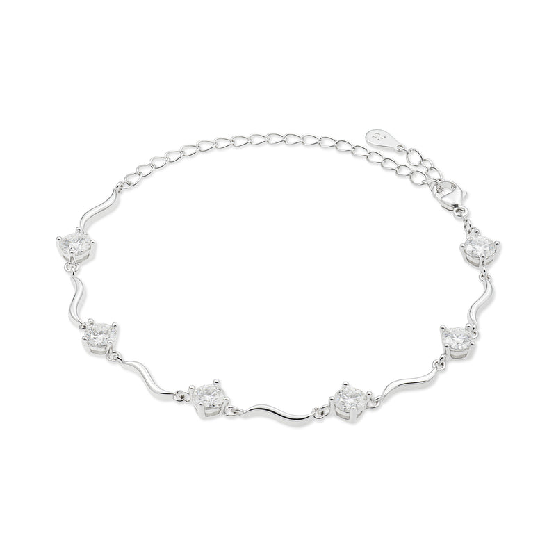 Arwen Moissanite Bracelet - Total 2.55 Carat DEF-color Gemstone