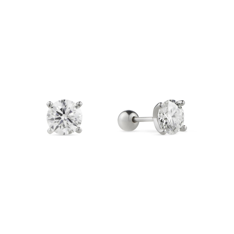 Lillin Moissanite Earrings - 1.7 Carat DEF-color Gemstone