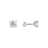 Lillin Moissanite Earrings - 1.7 Carat DEF-color Gemstone