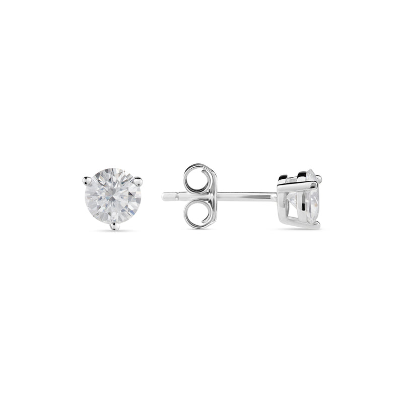 Elara Moissanite Earrings - 0.85 Carat DEF-color Gemstone