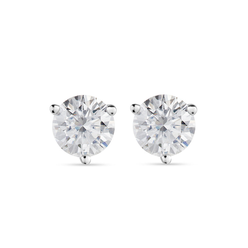 Elara Moissanite Earrings - 0.85 Carat DEF-color Gemstone