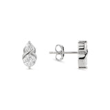 Zara Moissanite Earrings - Total 1 Carat DEF-color Gemstone