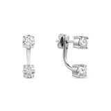 Nova Moissanite Earrings - Total 1.7 Carat DEF-color Gemstone