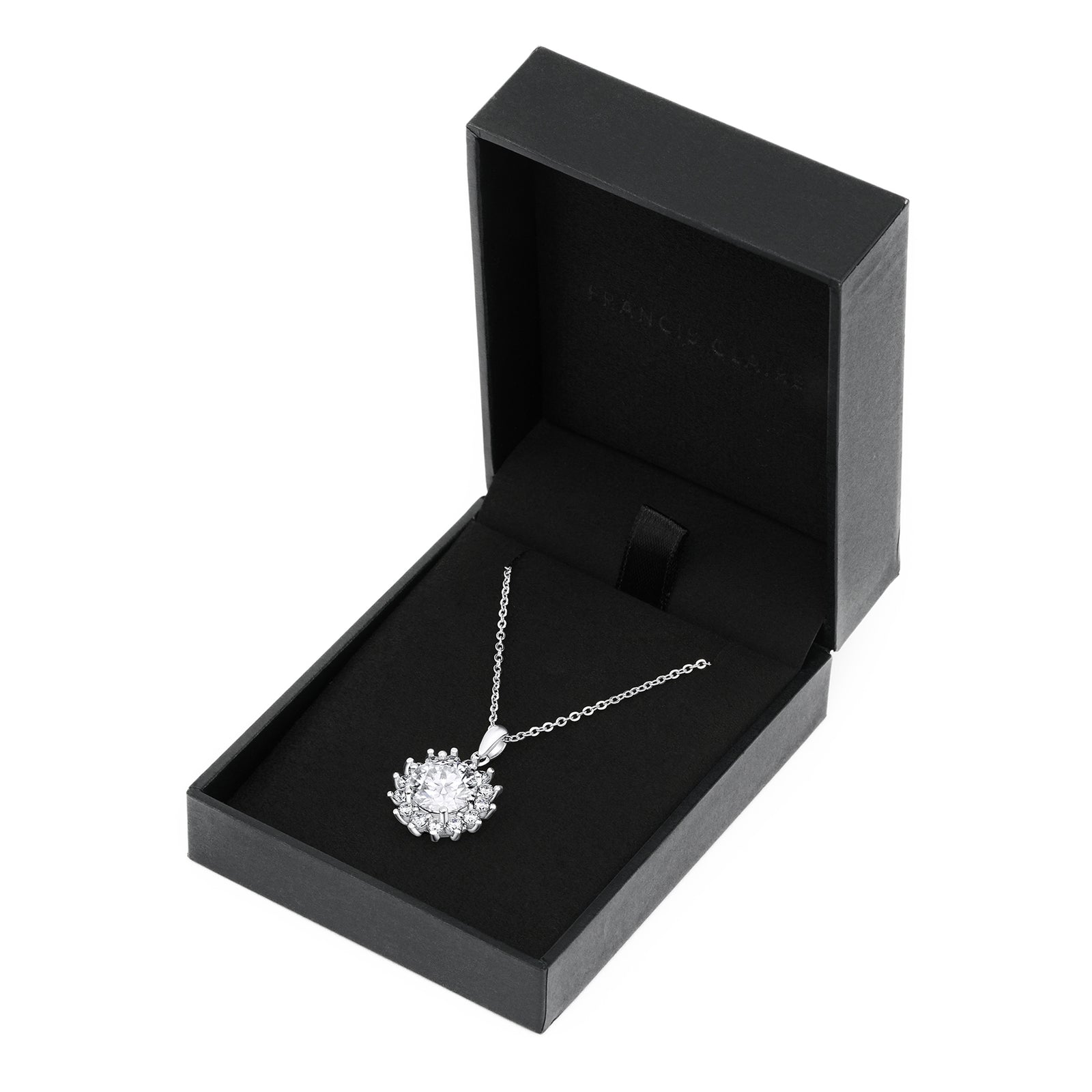 Francis Claire Theodora Moissanite Pendant - Total 5.44