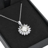 Theodora Moissanite Pendant - Total 5.44 Carat DEF-color Gemstone