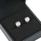 Marceline Moissanite Earrings - Total 3.40 Carat DEF-color Gemstone