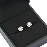 Persephone Moissanite Earrings - 0.5 Carat DEF-color gemstone