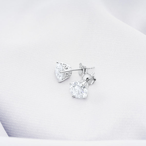 Marceline Moissanite Earrings - Total 3.40 Carat DEF-color Gemstone