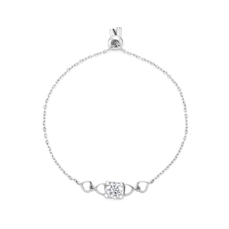 Farah Moissanite Bracelet - 0.85 Carat DEF-color Gemstone