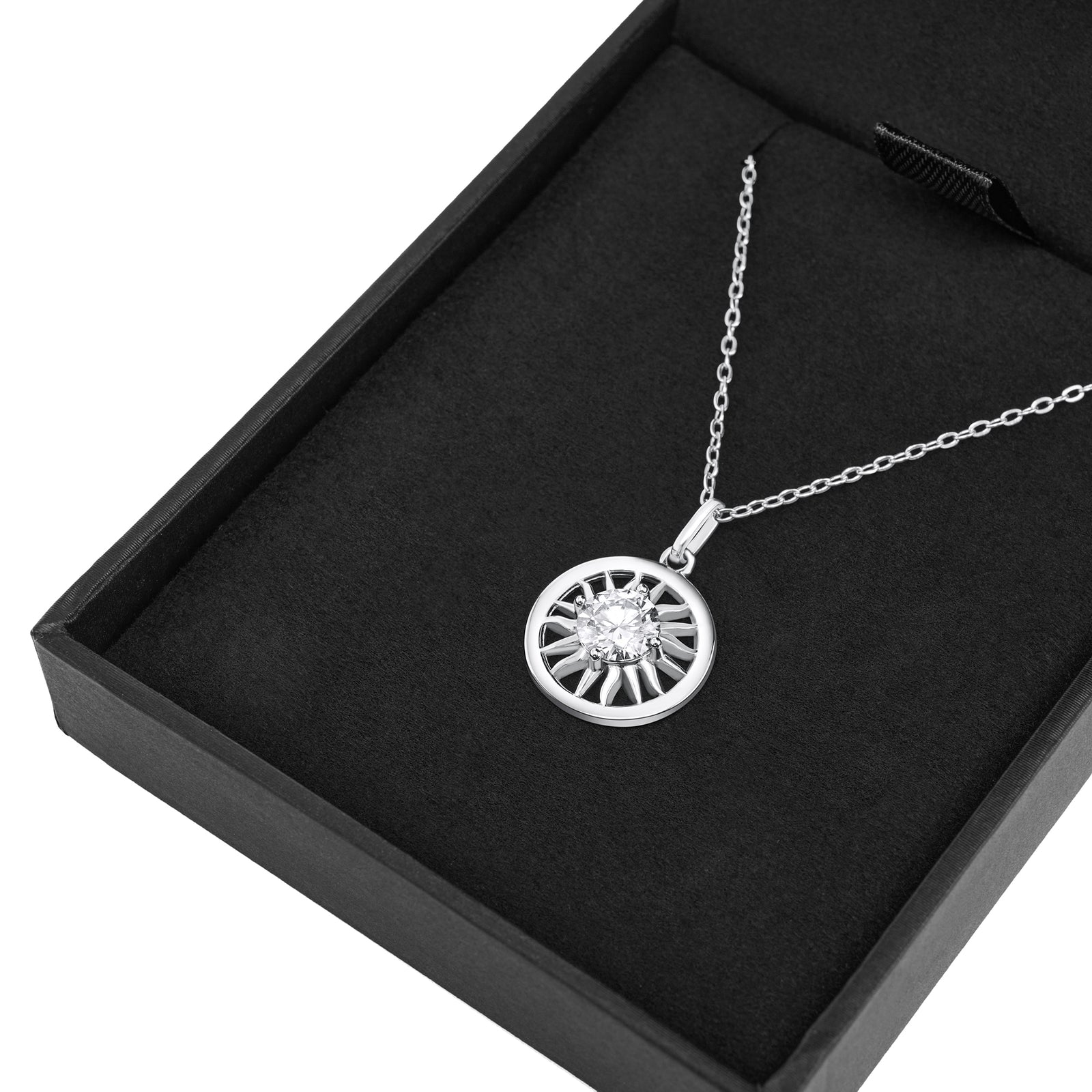 Francis Claire Phoebe Moissanite Pendant - 0.85 Carat DEF