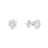 Nicola Moissanite Earrings - Total 1.70 Carat DEF-color Gemstone