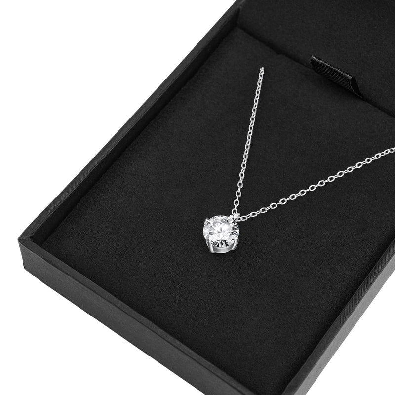 Isadora Moissanite Pendant - 1.70 Carat DEF-color Gemstone