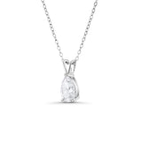 Eulalie Moissanite Pendant - 1.27 Carat DEF-color Gemstone