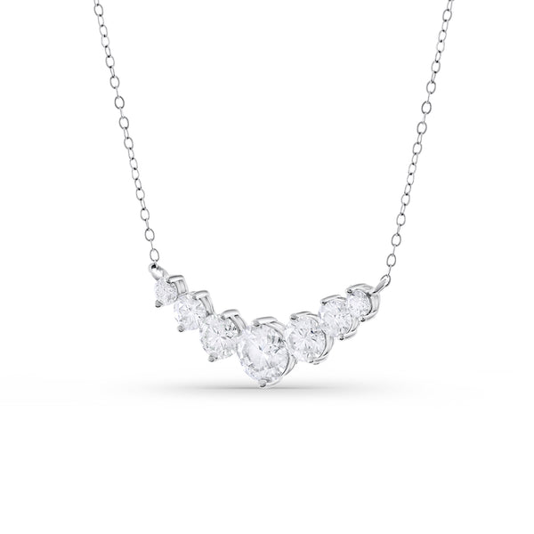 Paloma Moissanite Pendant - Total 2.38 Carat DEF-color Gemstone