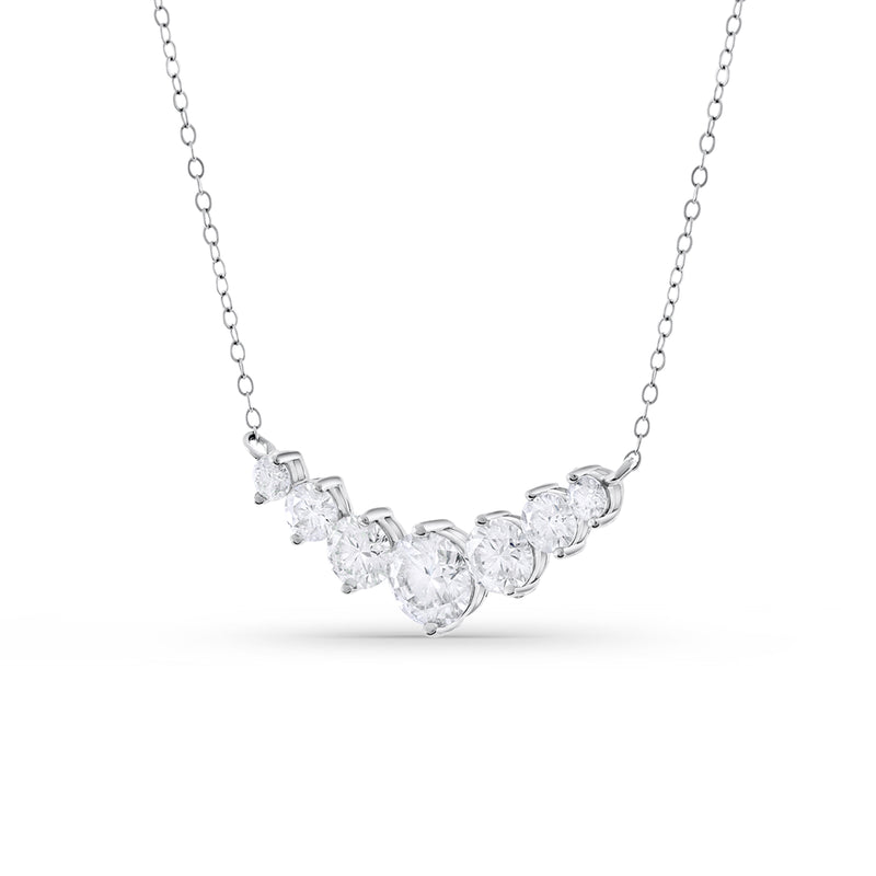 Paloma Moissanite Pendant - Total 2.38 Carat DEF-color Gemstone