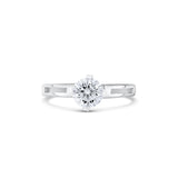 Raven Moissanite Ring - 0.85 Carat DEF-color Gemstone