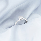Niara Moissanite Ring - 0.85 Carat DEF-color Gemstone